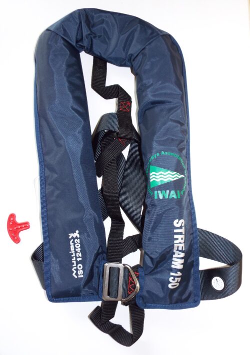 Mullion Blue Lifejacket IWAI Logo